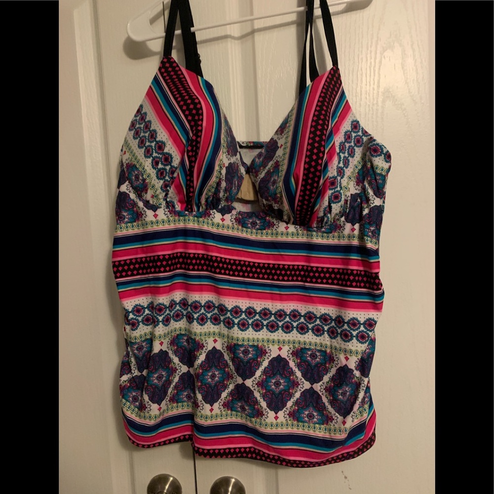 Lane Bryant Swim Tankini w/underwire 46DDD / 4X